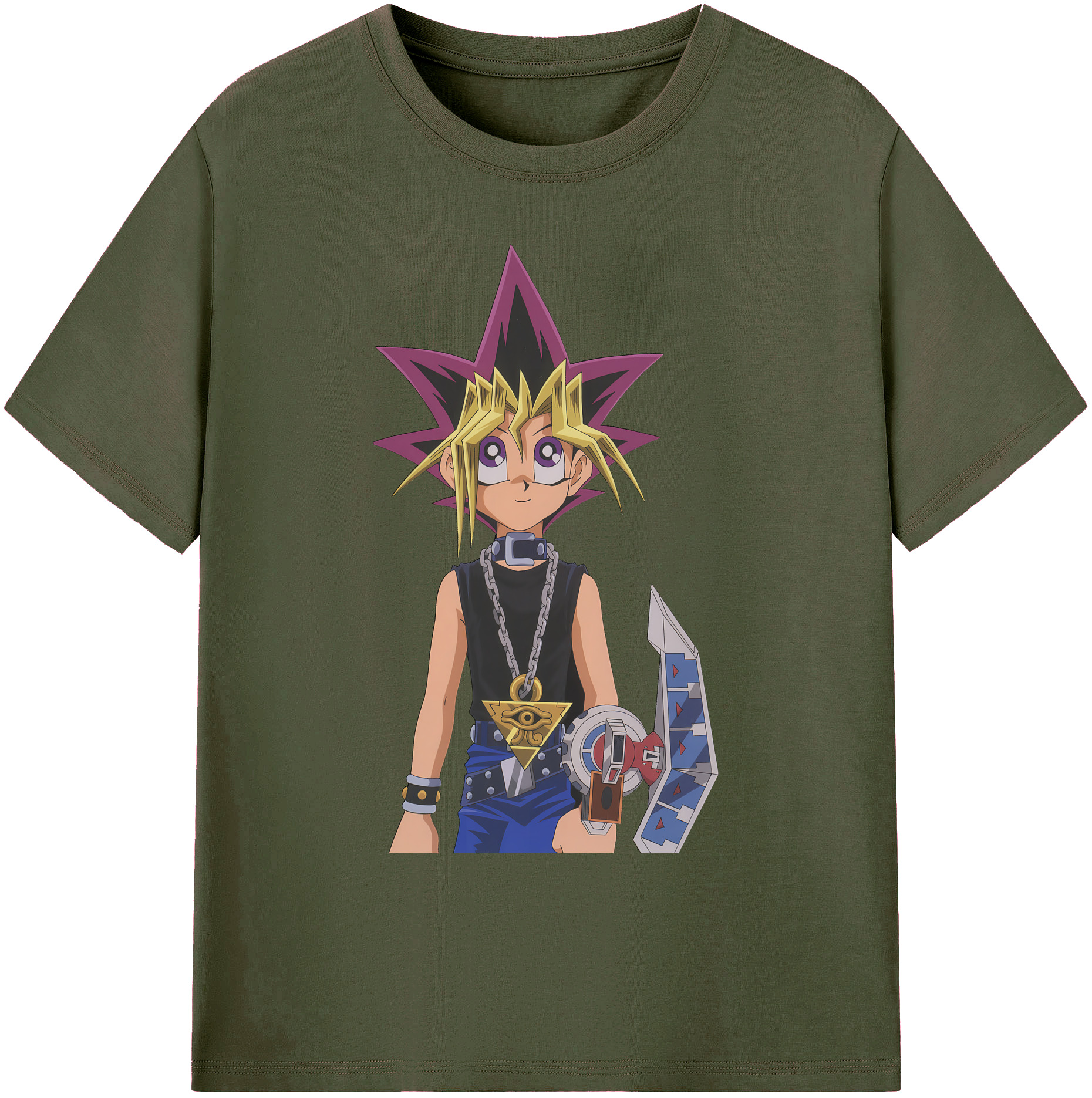 （画像用） 遊☆戯☆王 Yu-Gi-Oh! 綿100％ メンズ半袖Tシャツ｜肌触りやわらか＆通気性